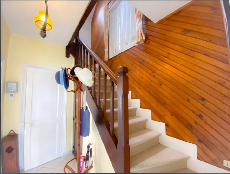 Escalier quart tournant avant rénovation